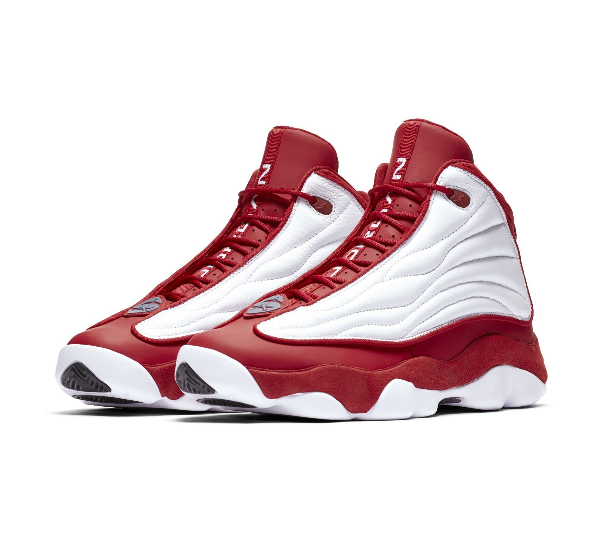 jordan pro strong red and white