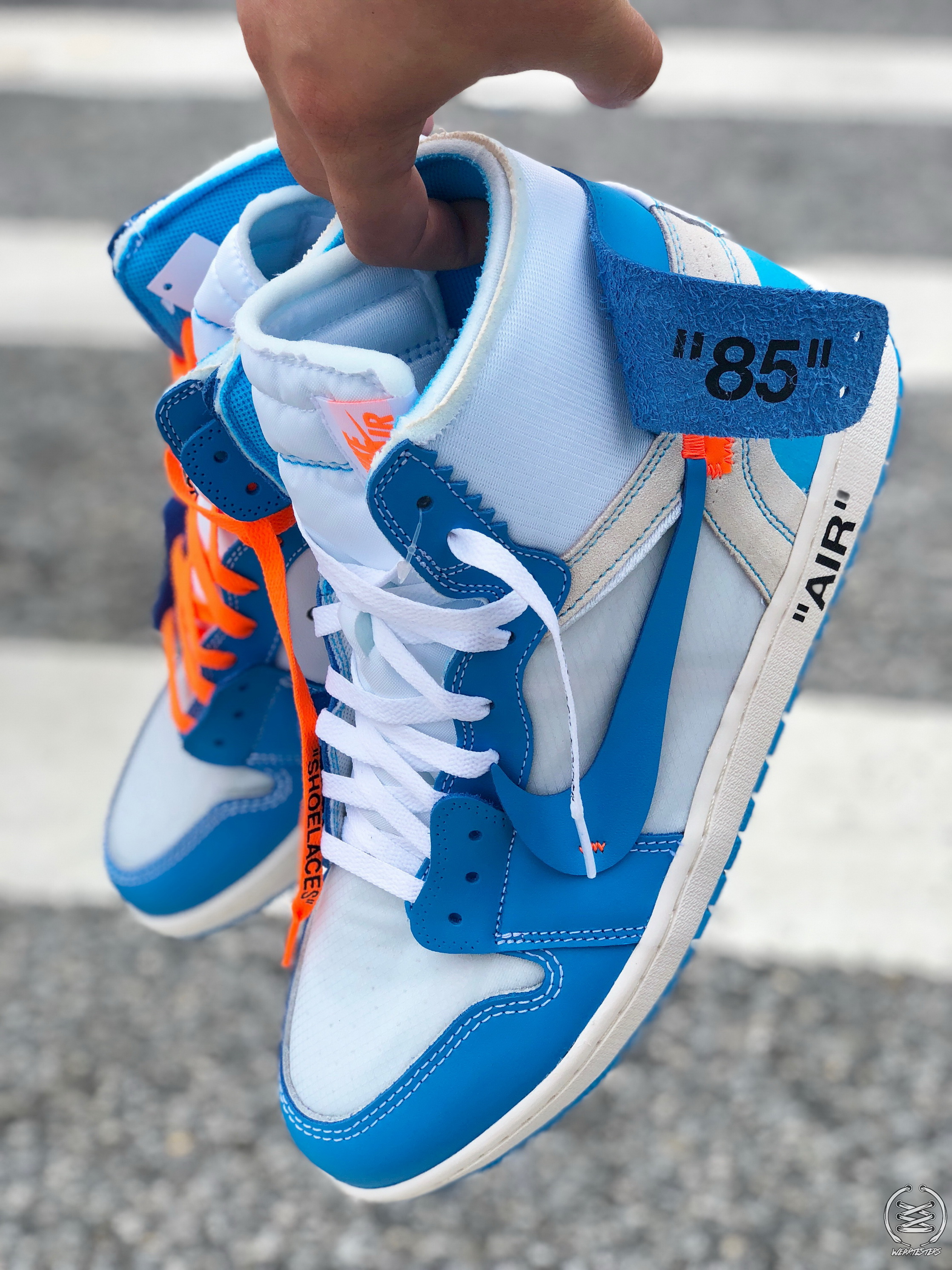 Here&#39;s a Detailed Look at Virgil Abloh&#39;s Off-White Air Jordan 1 &#39;UNC&#39; - WearTesters