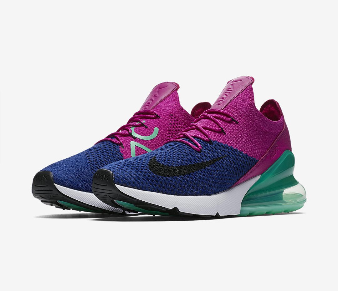 nike air max 270 flyknit pink