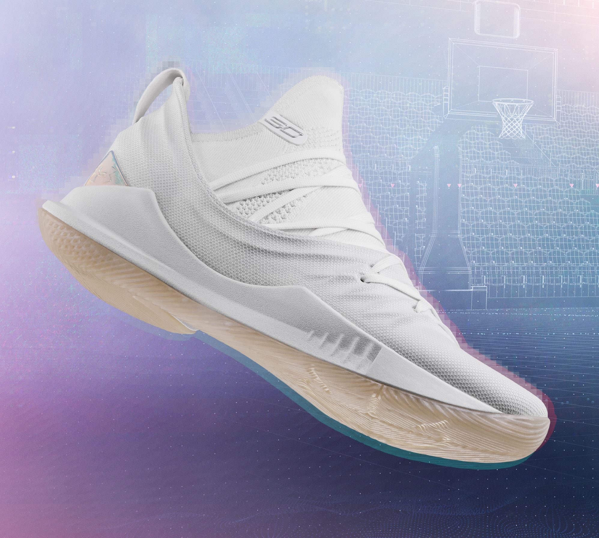 Under Armour Curry 5  white