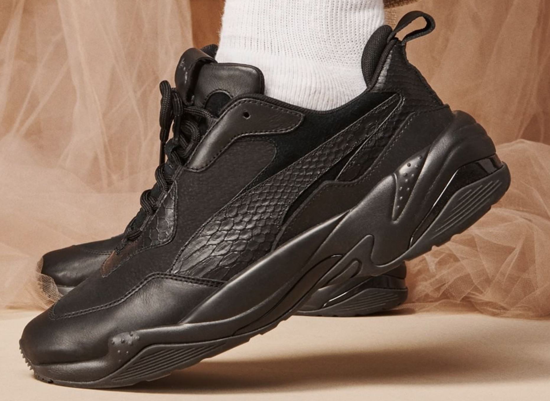 The Puma Thunder Desert Drops in Two 