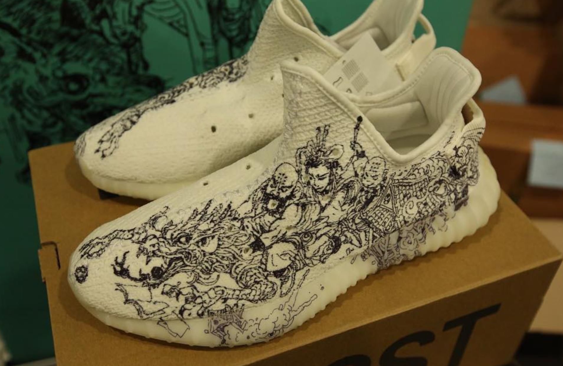 Kim Jung Gi Blesses a Yeezy Custom with 