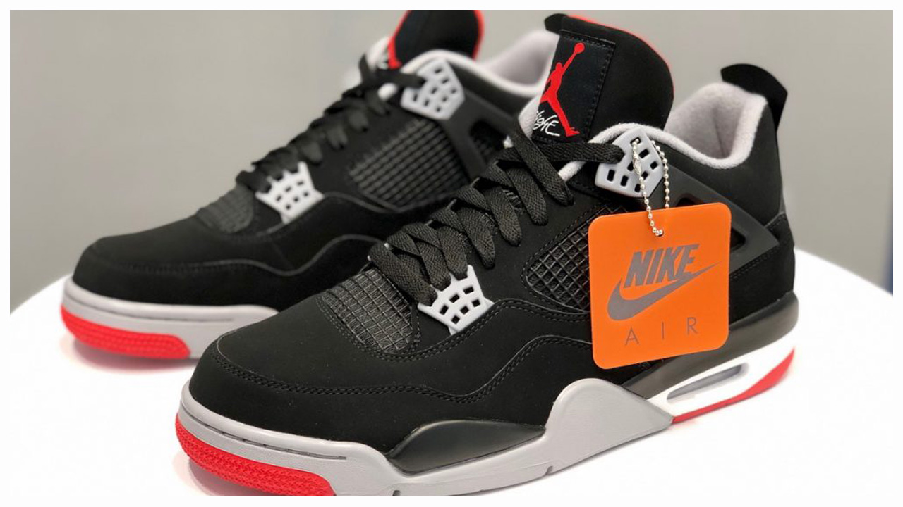 Nike Air Jordan 4 Retro 'Black/Cement 