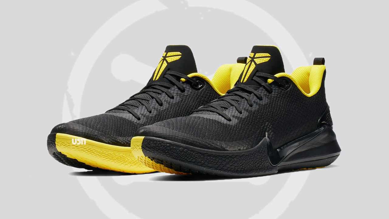 A 'Black/Yellow' Nike Mamba Focus has 