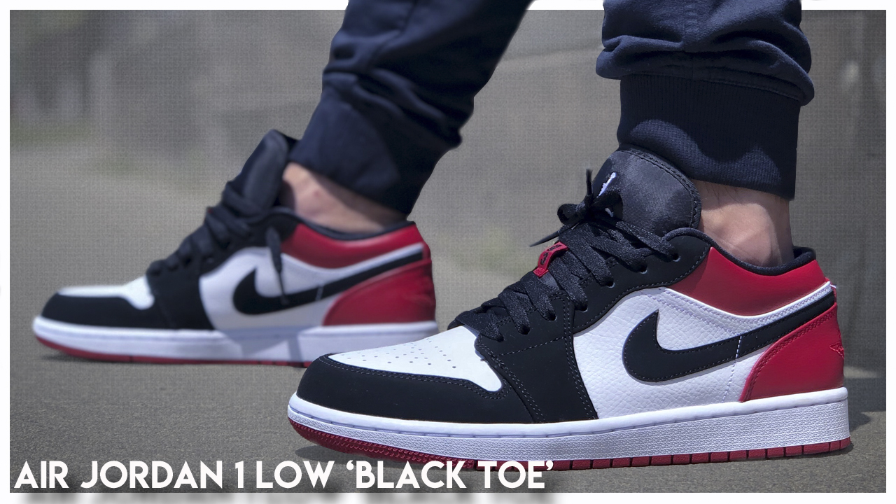 Air Jordan 1 Low 'Black Toe' | Detailed 