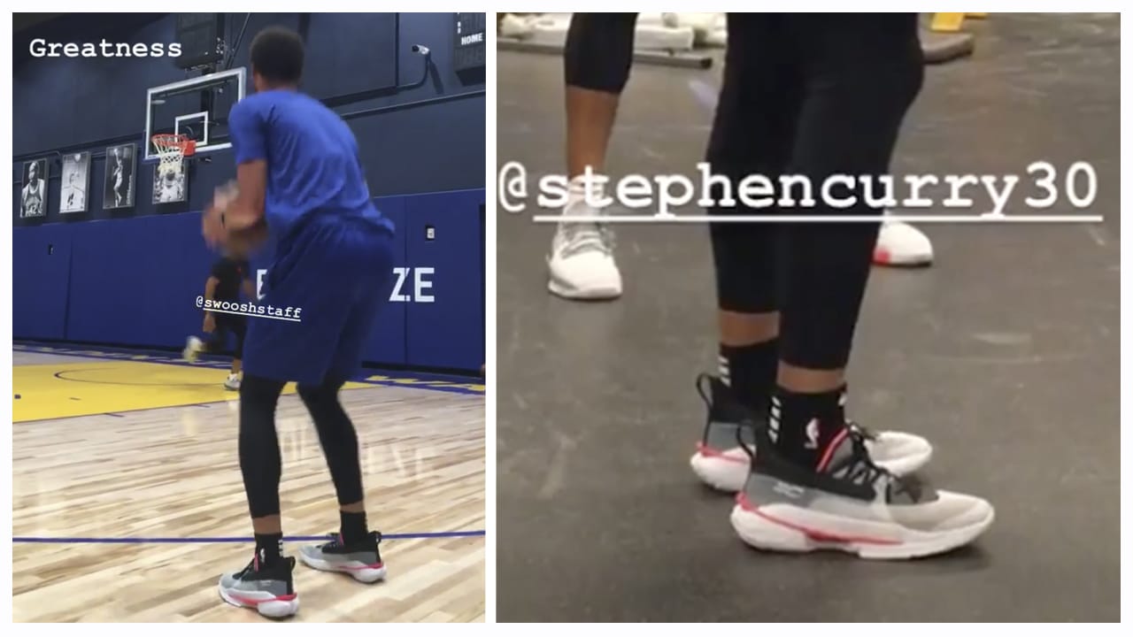 Was Stephen Curry Spotted Wearing The Under Armour Curry 7