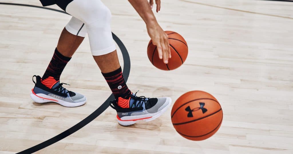 under armour curry 7 - dribbling 3