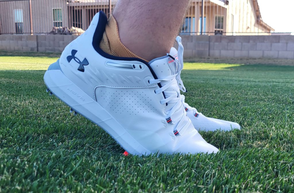 The Under Armour HOVR Drive 2 on foot.