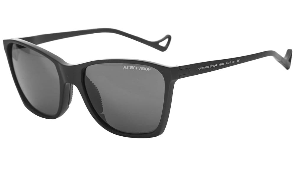 round frame sunglasses Black