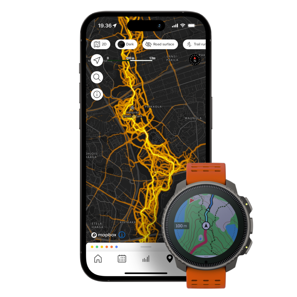 Suunto Vertical Mapping Features