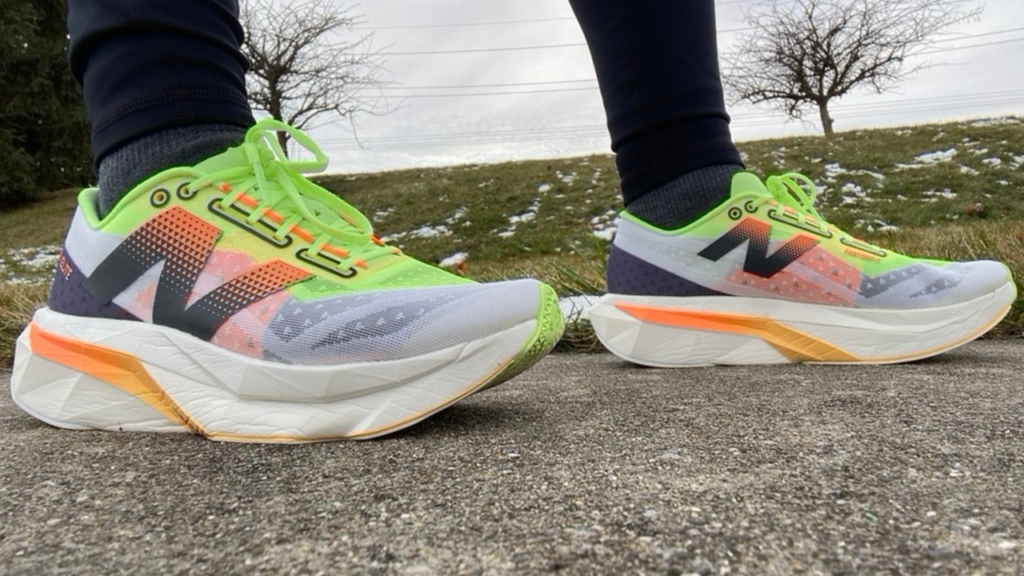 New Balance FuelCell SC Elite v4 on foot